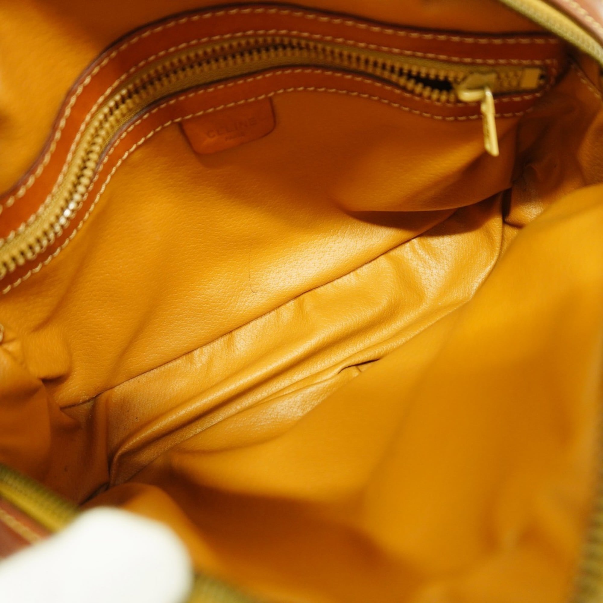 Celine Brown Pvc Shoulder Bag (Pre-Owned)