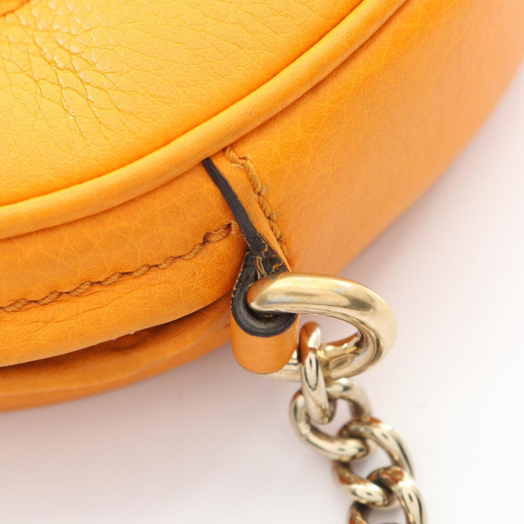 Gucci Orange Leather Shoulder Bag (Pre-Owned)