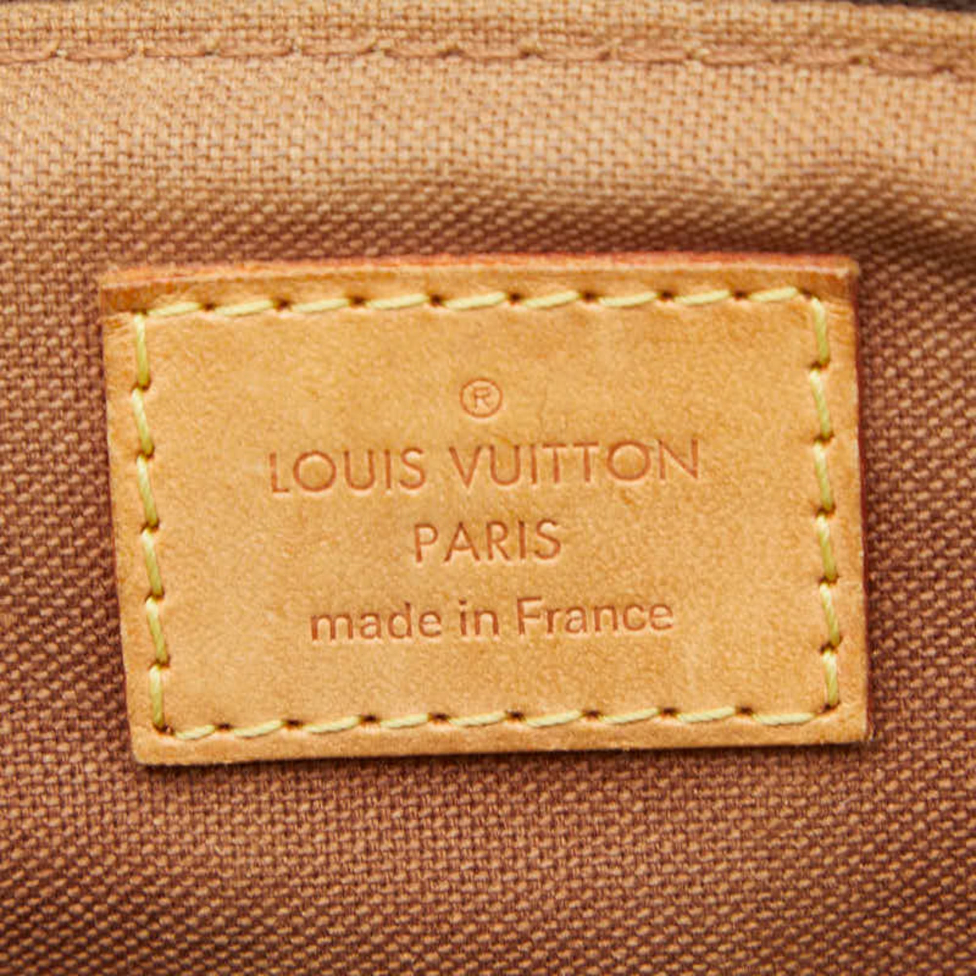 Louis Vuitton Brown Pvc Leather Handbag Shoulder Bag (Pre-Owned)