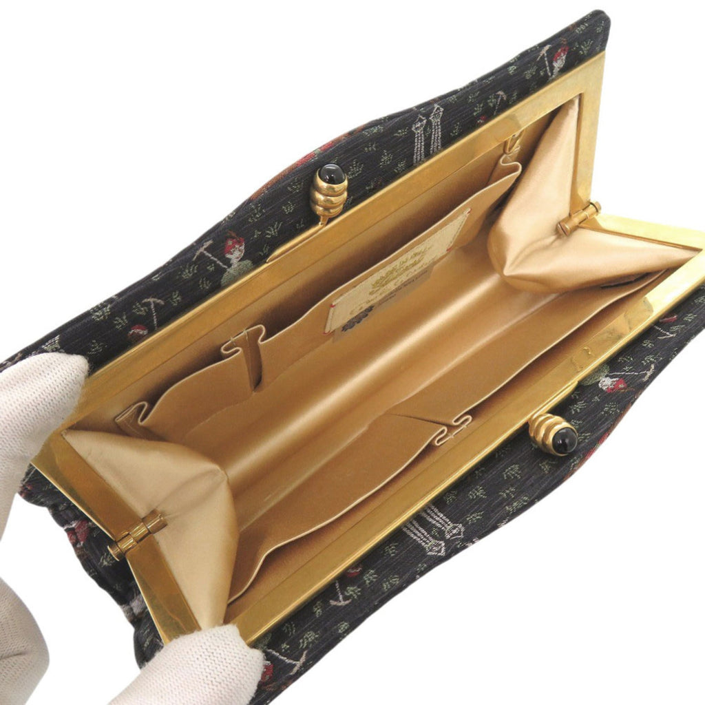 Gucci Black Canvas Clutch Bag (Pre-Owned)