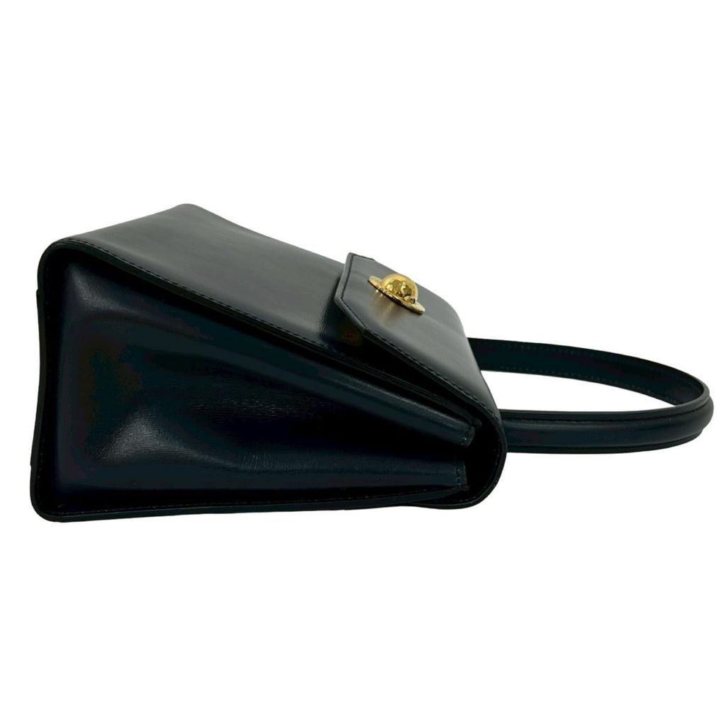 Celine Black Leather Handbag Shoulder Bag (Pre-Owned)
