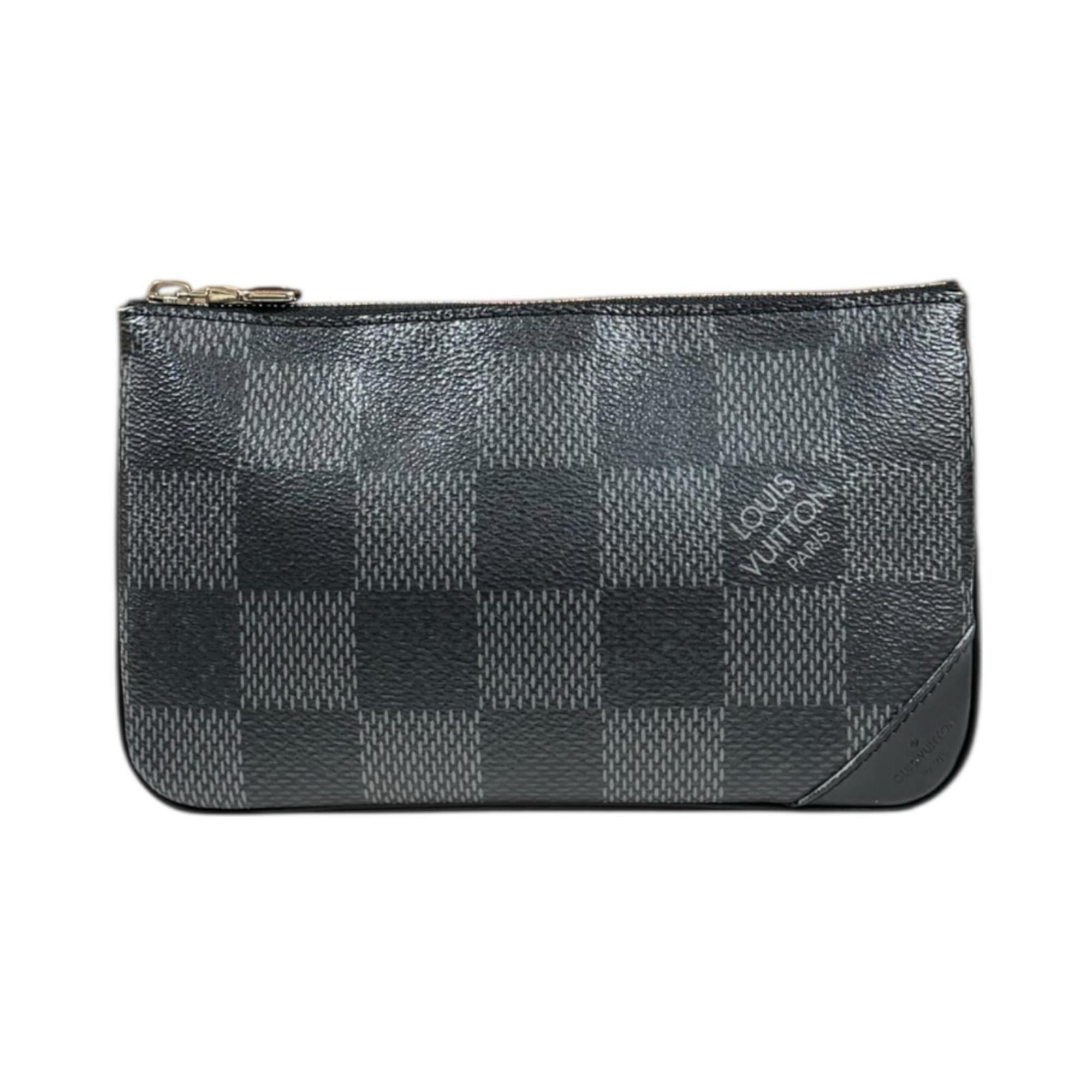 Louis Vuitton Damier Graphite Black Gray Pvc Shoulder Bag (Pre-Owned)