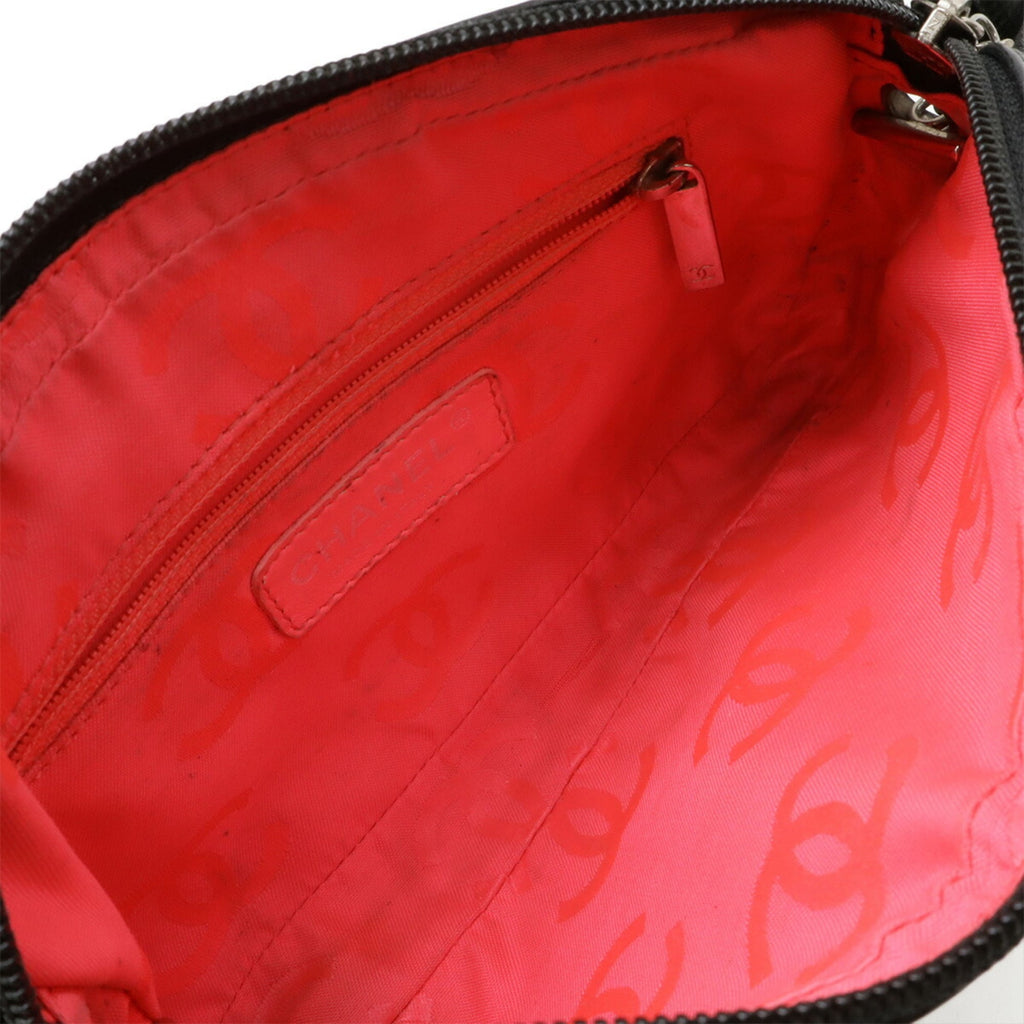 Chanel Ligne Cambon Black White Shoulder Bag (Pre-Owned)