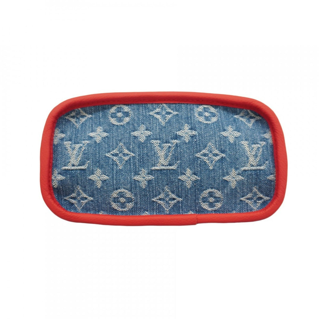 Louis Vuitton Blue Red Color Handbag (Pre-Owned)