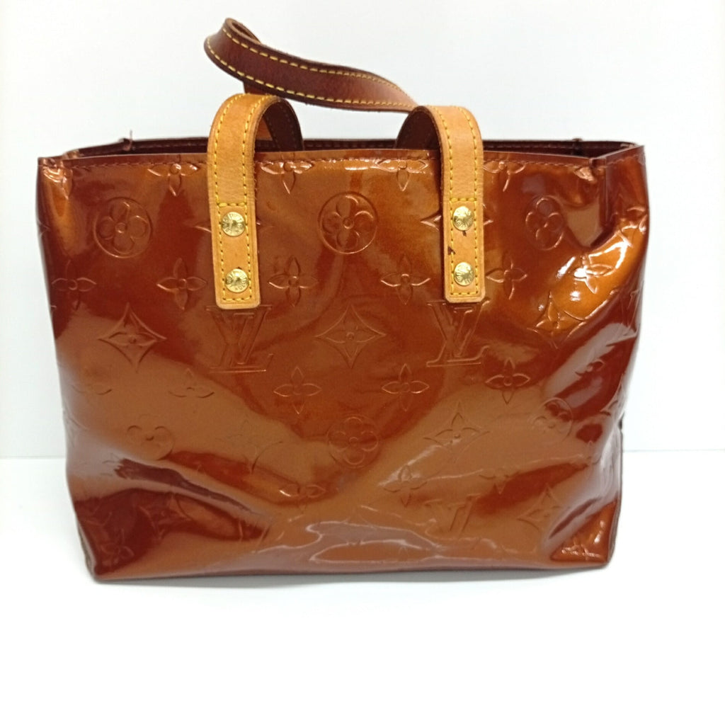Louis Vuitton Monogram Vernis Bronze Monogram Vernis Handbag Tote Bag (Pre-Owned)