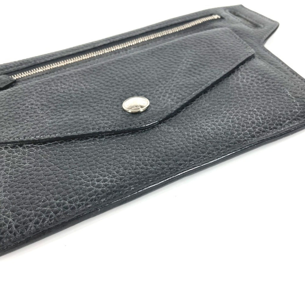 Hermes Black Leather Fanny Pack (Pre-Owned)