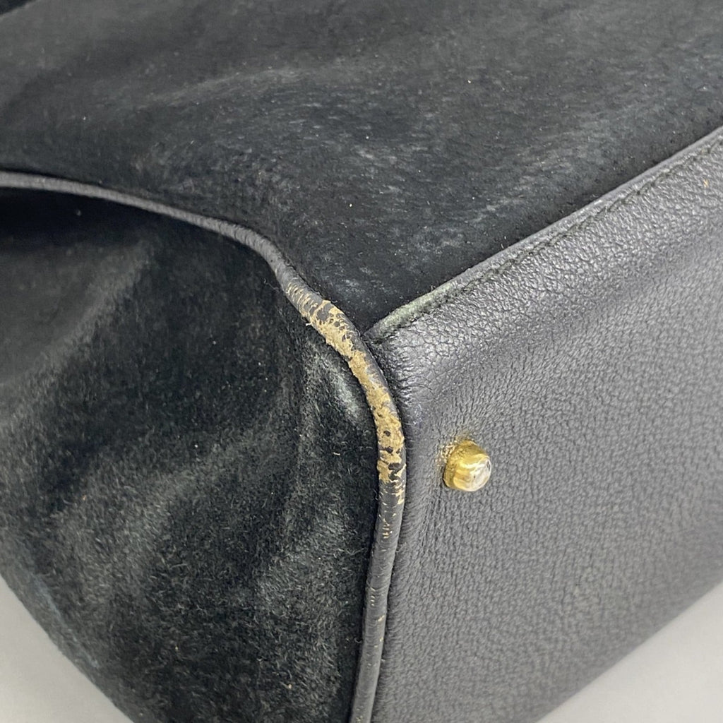 Gucci Black Suede Handbag (Pre-Owned)