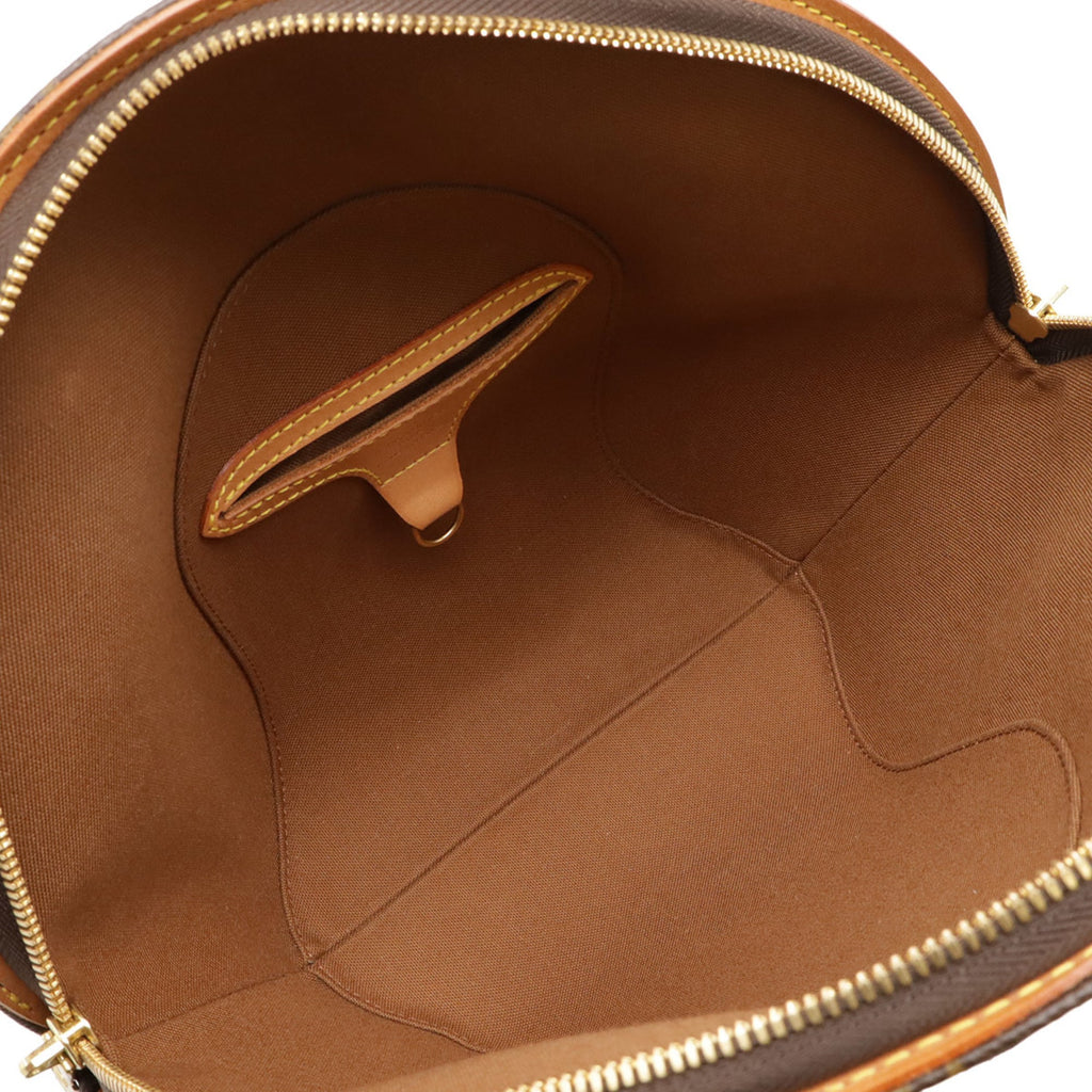 Louis Vuitton Brown Monogram Canvas Handbag (Pre-Owned)