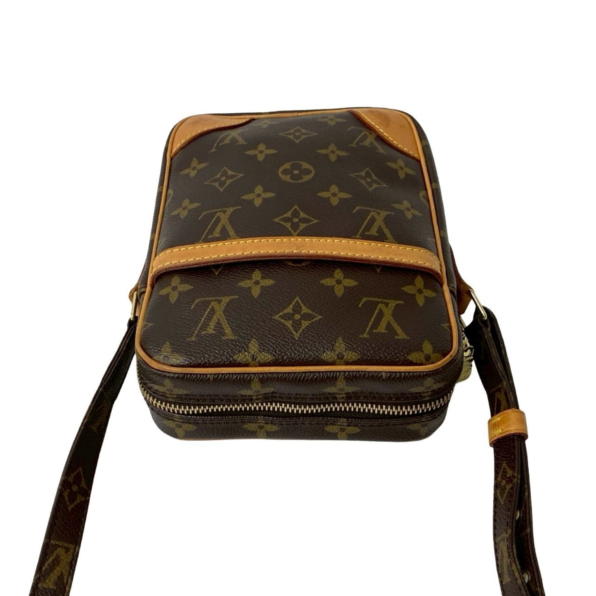 Louis Vuitton Brown Leather Pvc Shoulder Bag (Pre-Owned)