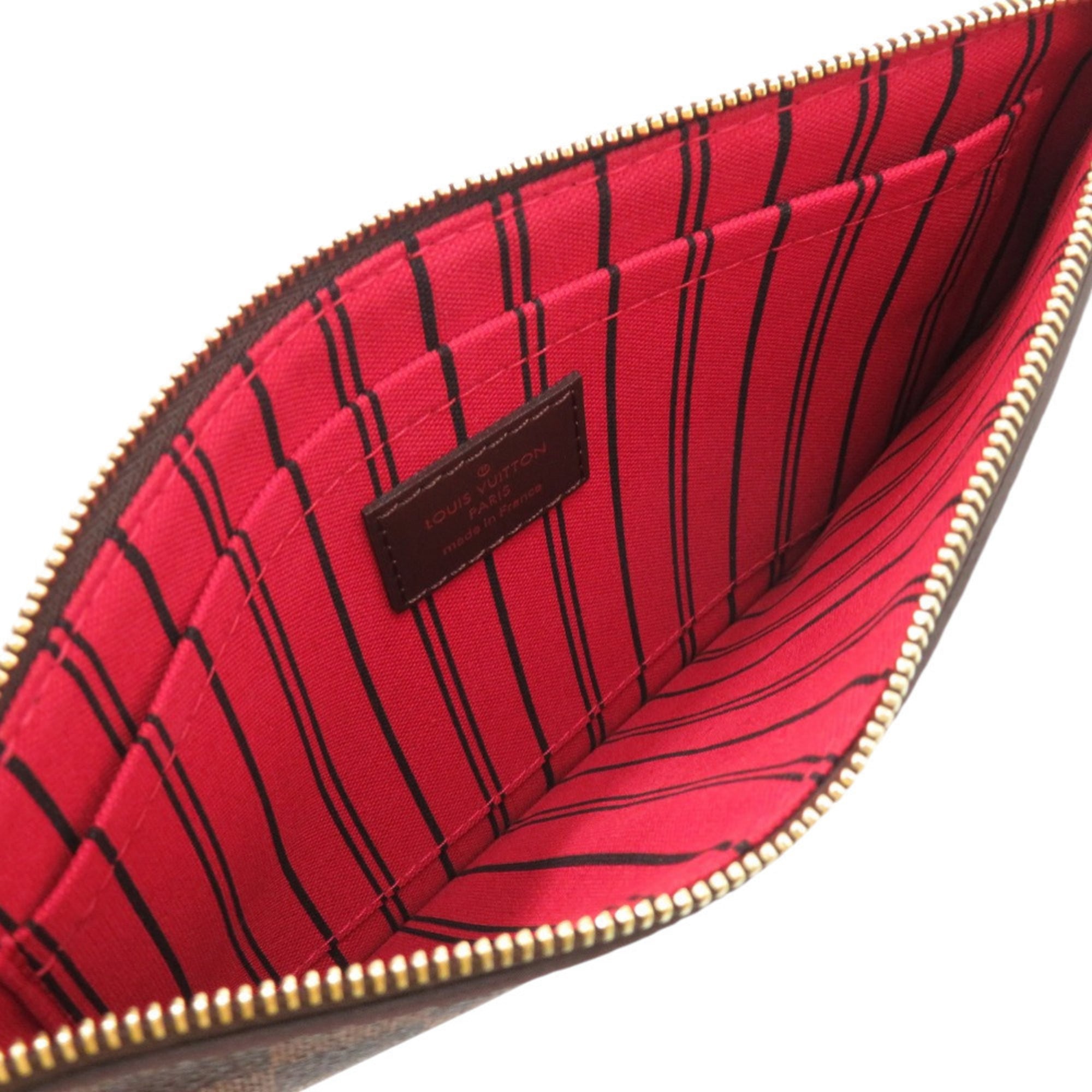 Louis Vuitton Brown Cerise Damier Canvas Pouch (Pre-Owned)