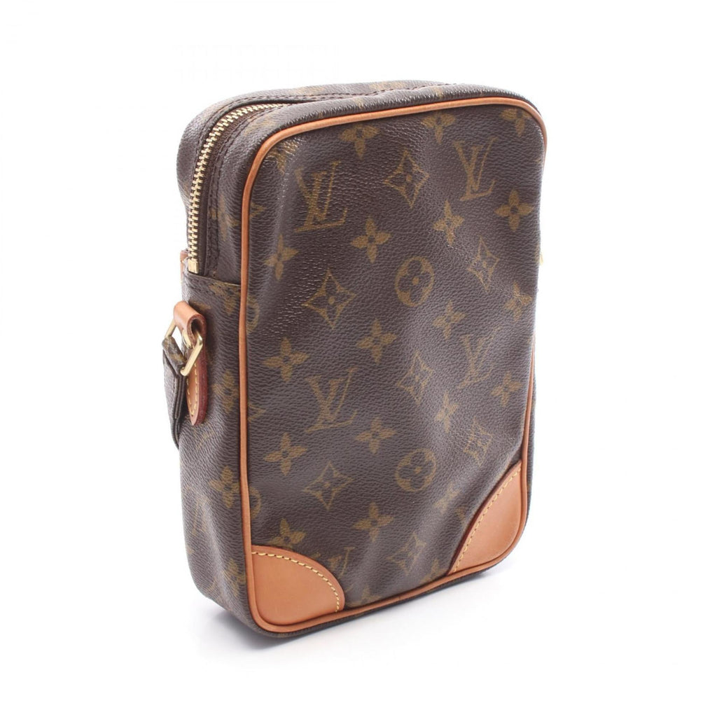 Louis Vuitton Brown Monogram Coated Canvas Leather Shoulder Bag (Pre-Owned)