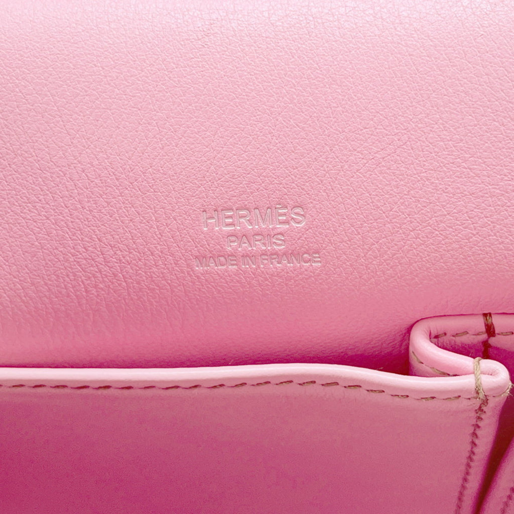 Hermes Jypsiere Pink Swift Leather Shoulder Bag (Pre-Owned)