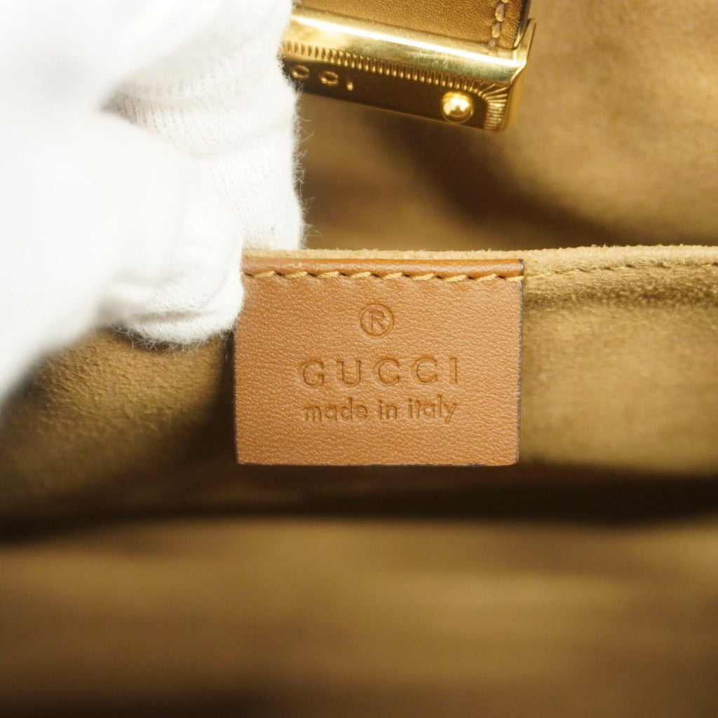 Gucci Brown Pvc Shoulder Bag (Pre-Owned)