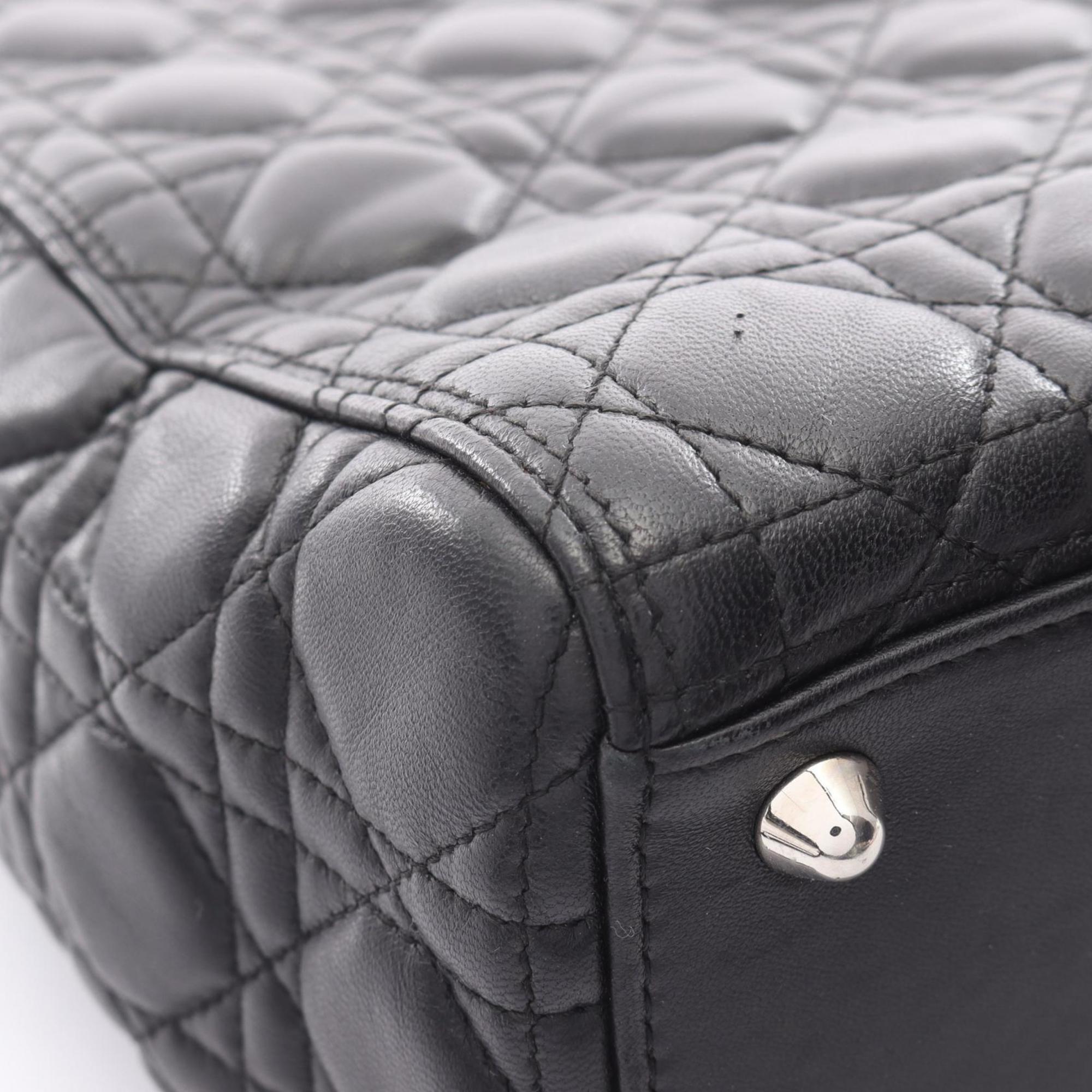 Christian Dior Black Leather Handbag (Pre-Owned)