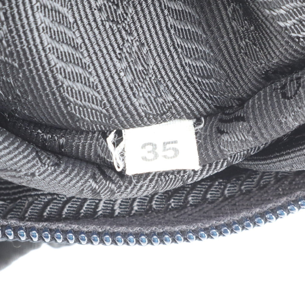 Prada Black Leather Nylon Backpack (Pre-Owned)