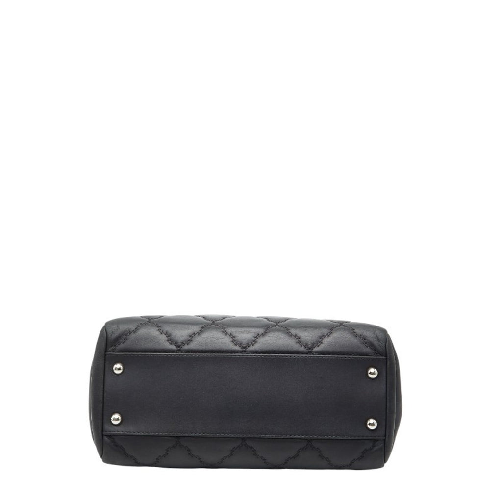 Chanel Black Leather Tote Bag (Pre-Owned)