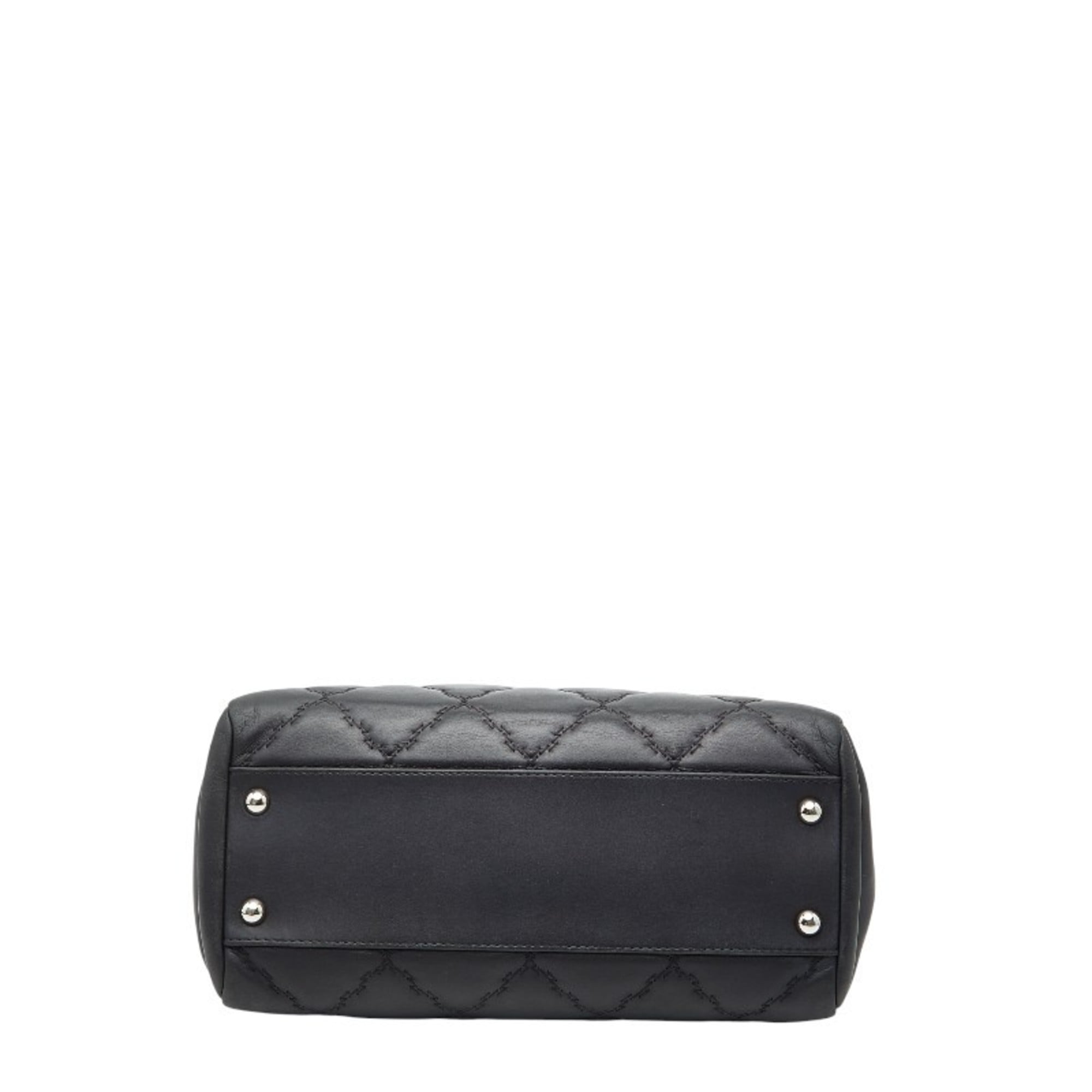 Chanel Black Leather Tote Bag (Pre-Owned)