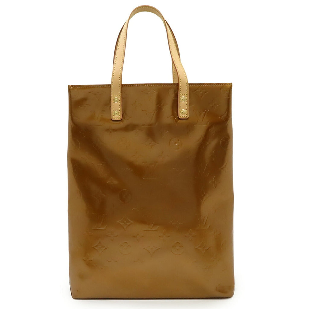 Louis Vuitton Bronze Brown Leather Handbag Tote Bag (Pre-Owned)