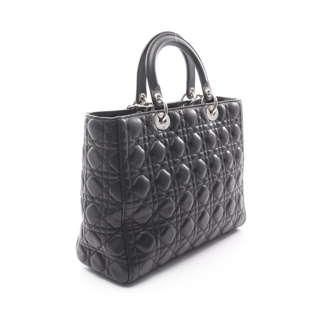 Christian Dior Black Leather Handbag (Pre-Owned)