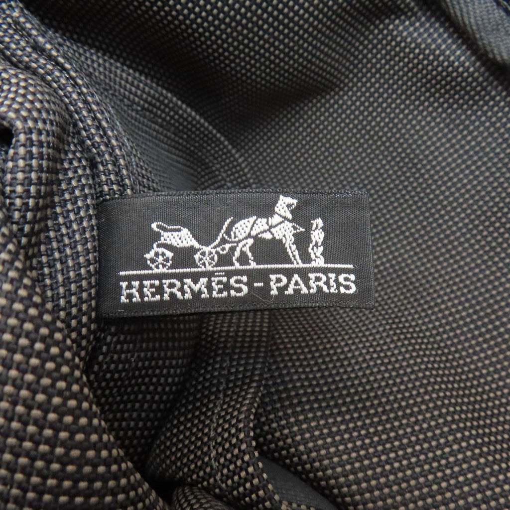 Hermes Gray Canvas Backpack (Pre-Owned)