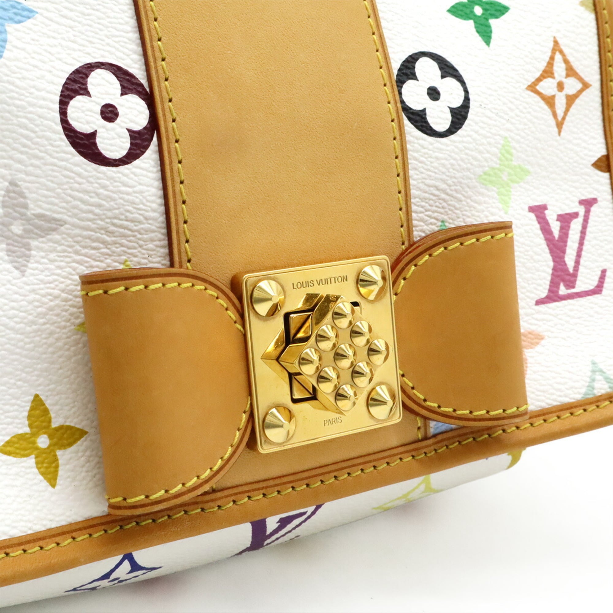 Louis Vuitton Monogram Multicolore Blanc Monogram Multicolore Shoulder Bag (Pre-Owned)