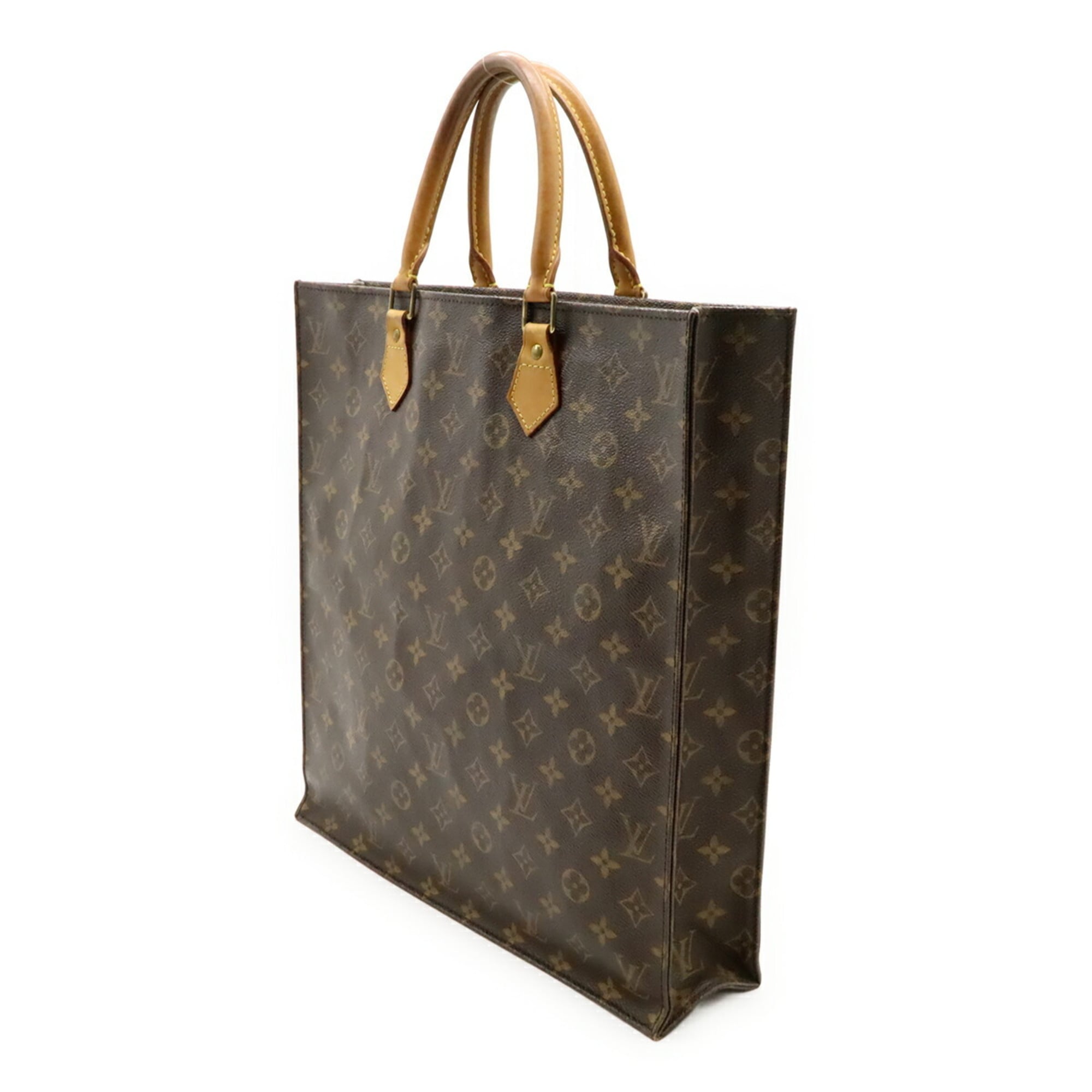 Louis Vuitton Brown Pvc Handbag Tote Bag (Pre-Owned)