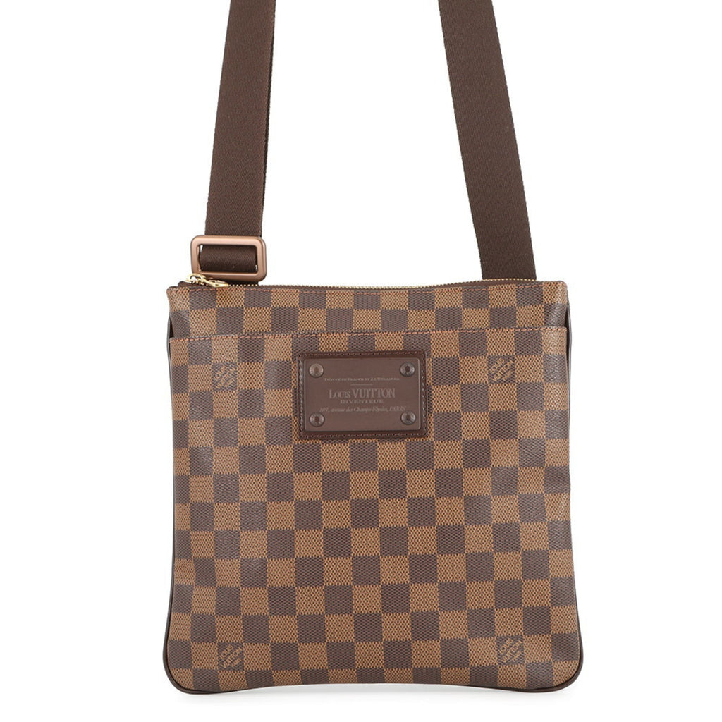 Louis Vuitton Damier Brown Ebene Pochette Shoulder Bag (Pre-Owned)