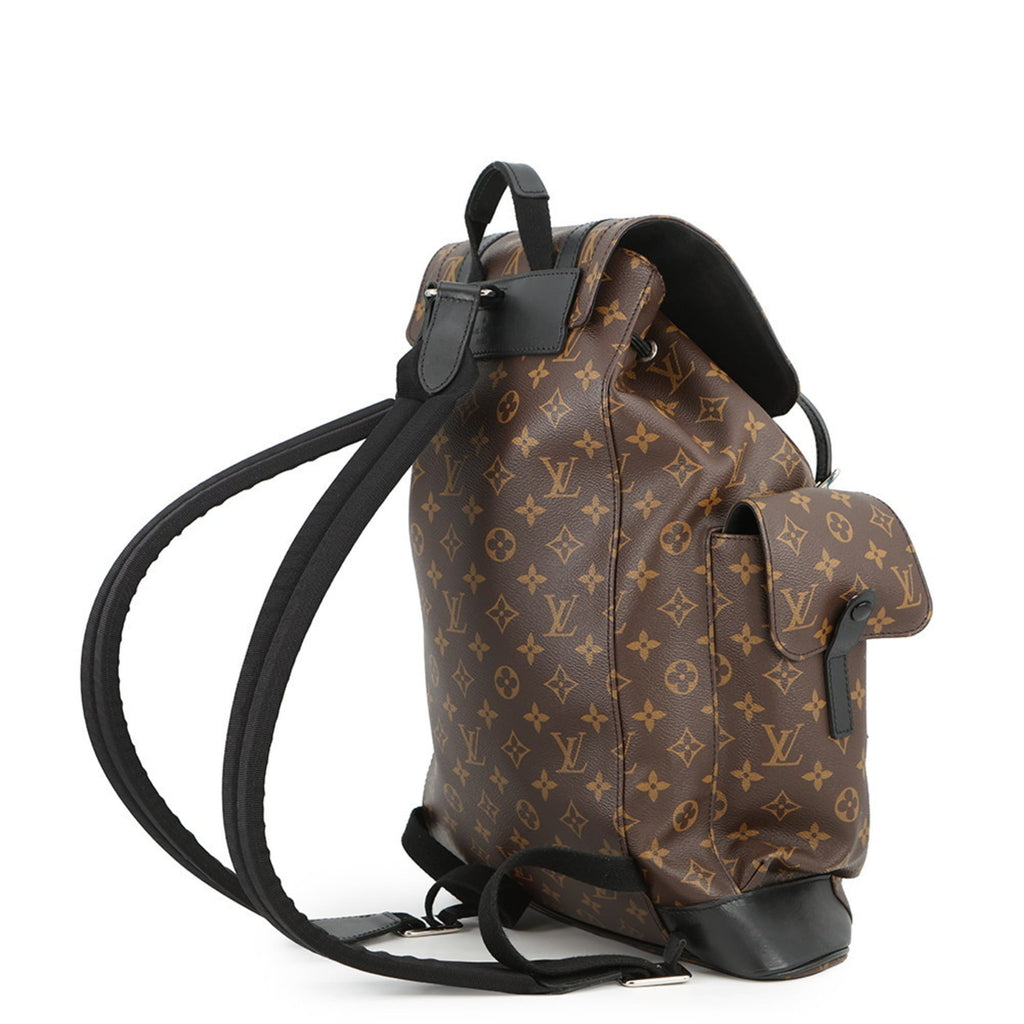 Louis Vuitton Monogram Macassar Black Noir Backpack (Pre-Owned)