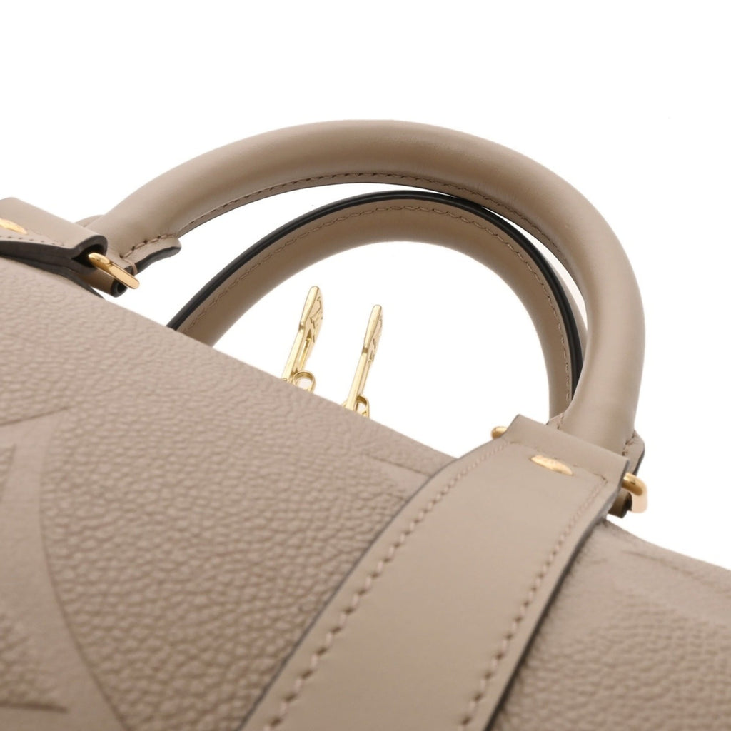 Louis Vuitton Tourterelle Monogram Canvas Boston Bag (Pre-Owned)