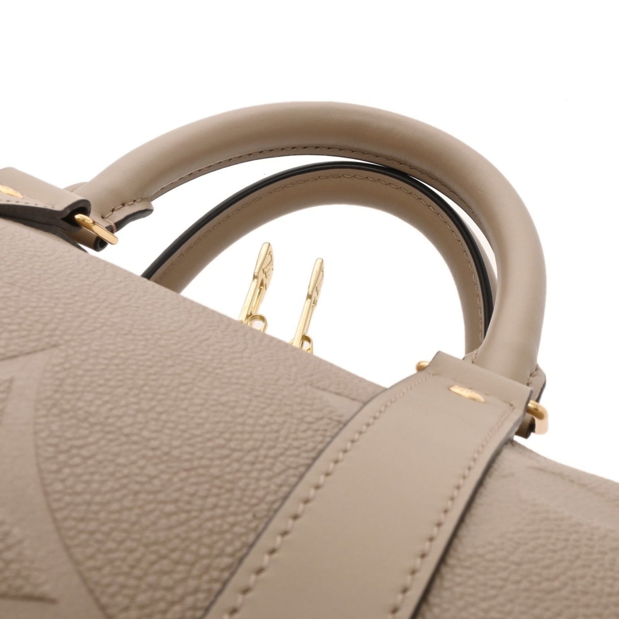 Louis Vuitton Tourterelle Monogram Canvas Boston Bag (Pre-Owned)