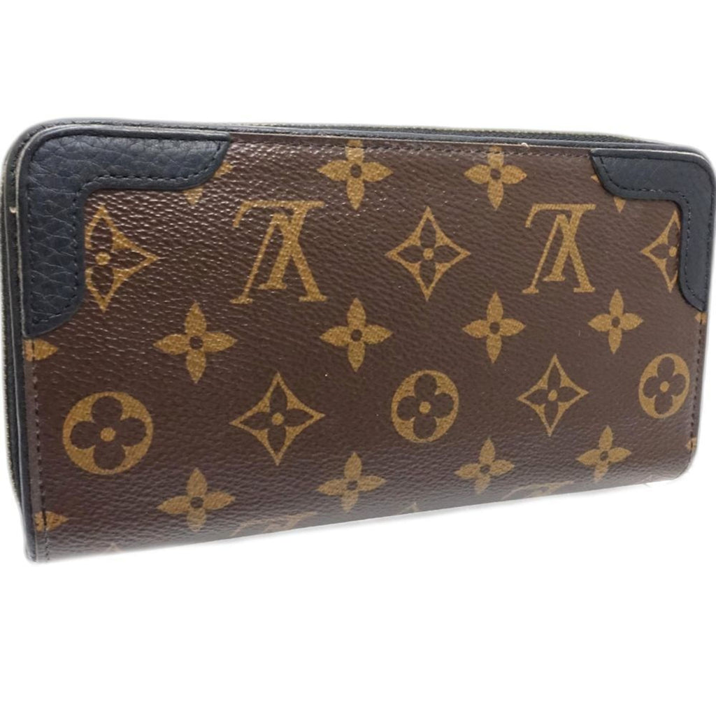 Louis Vuitton Monogram Brown Monogram Noir Monogram Leather Long Wallet (Bi-Fold) (Pre-Owned)
