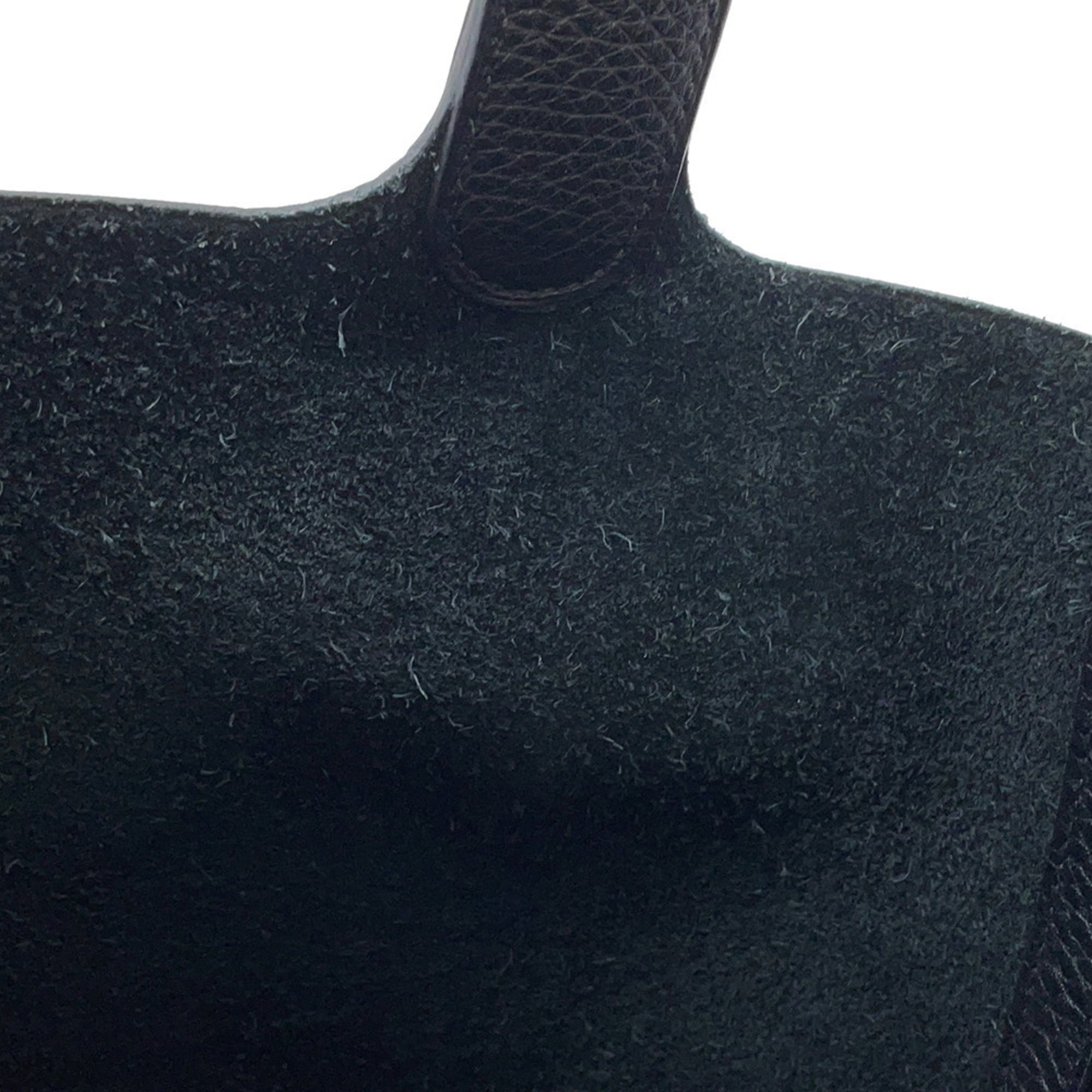 Hermes Picotin Black Taurillon Clemence Leather Handbag (Pre-Owned)