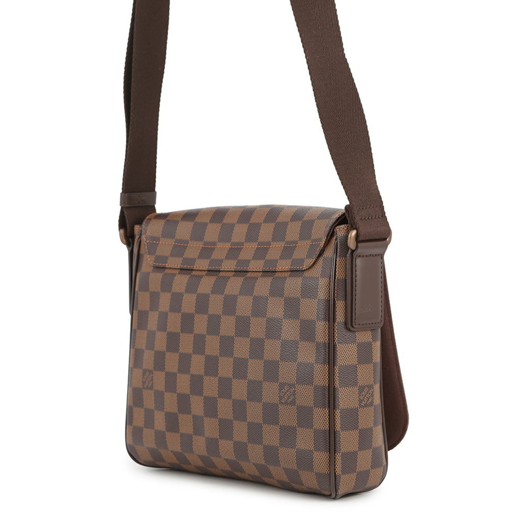 Louis Vuitton Damier Brown Damier Canvas Ebene Shoulder Bag (Pre-Owned)