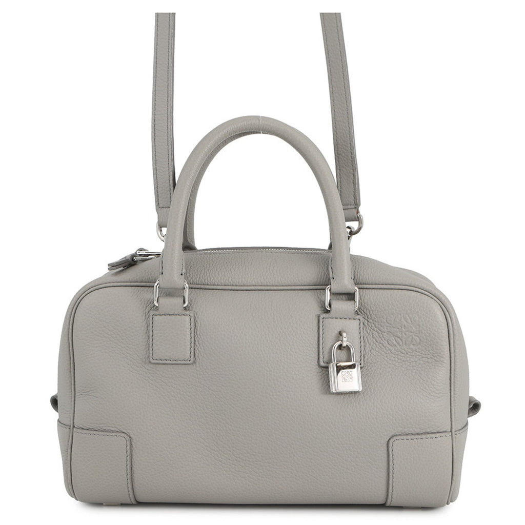 Loewe Gray Leather Handbag (Pre-Owned)