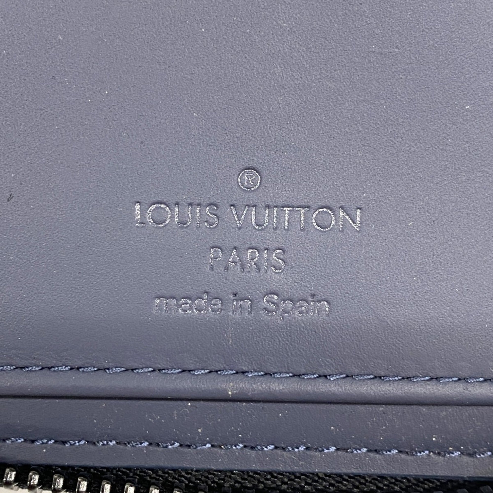 Louis Vuitton Blue Navy Long Wallet (Bi-Fold) (Pre-Owned)