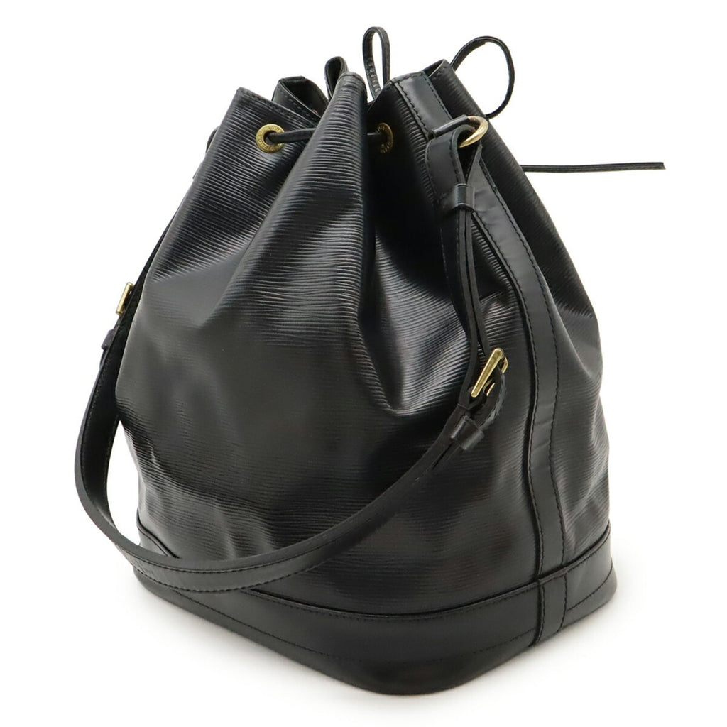 Louis Vuitton Black Noir Epi Leather Shoulder Bag (Pre-Owned)