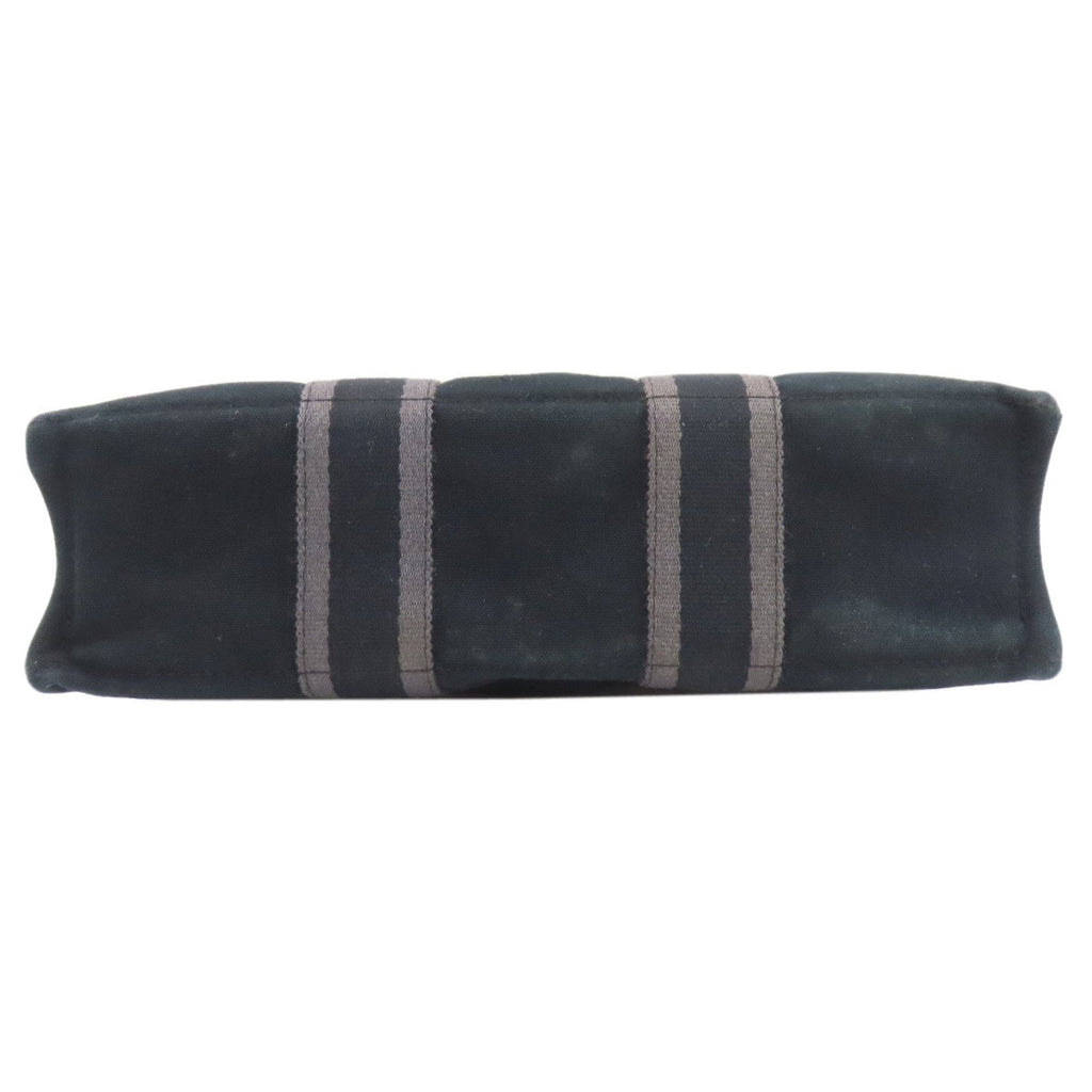 Hermes Black Canvas Handbag (Pre-Owned)