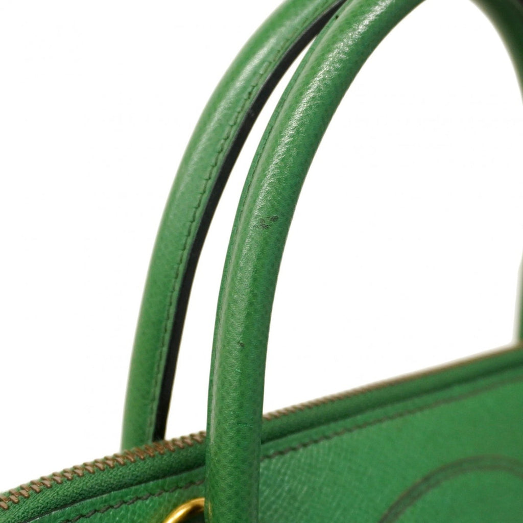 Hermes Bambou Courchevel Leather Handbag (Pre-Owned)