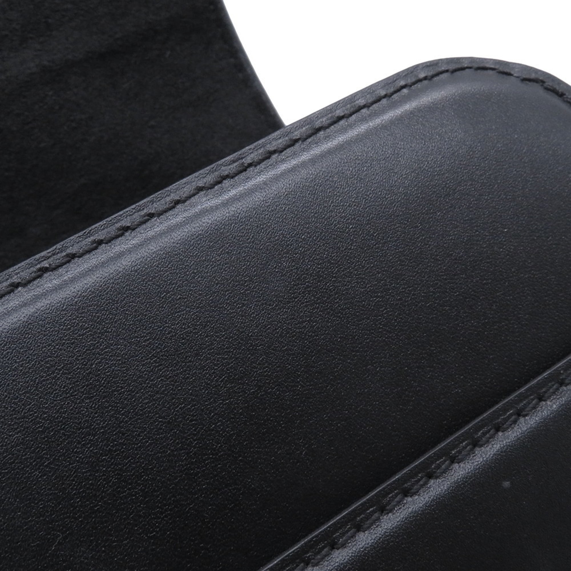 Louis Vuitton Black Noir Leather Handbag Shoulder Bag (Pre-Owned)