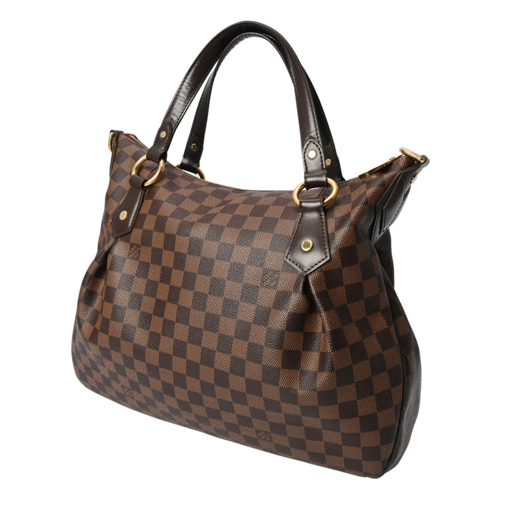 Louis Vuitton Brown Damier Canvas Handbag (Pre-Owned)