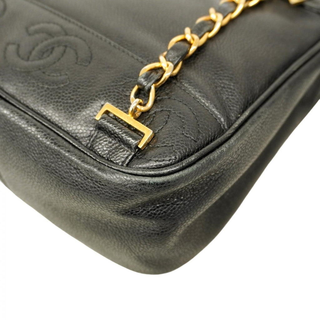 Chanel Black Grained Calfskin Backpack (Pre-Owned)
