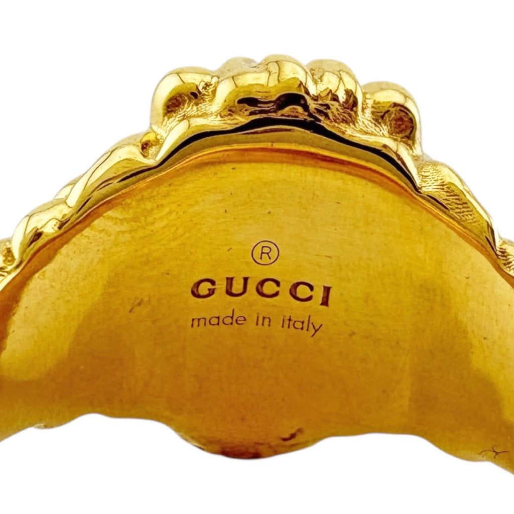 Gucci Yellow Gold Yellow Gold (18K) Band Ring (Pre-Owned)