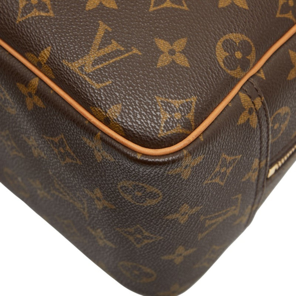 Louis Vuitton Brown Pvc Leather Handbag (Pre-Owned)