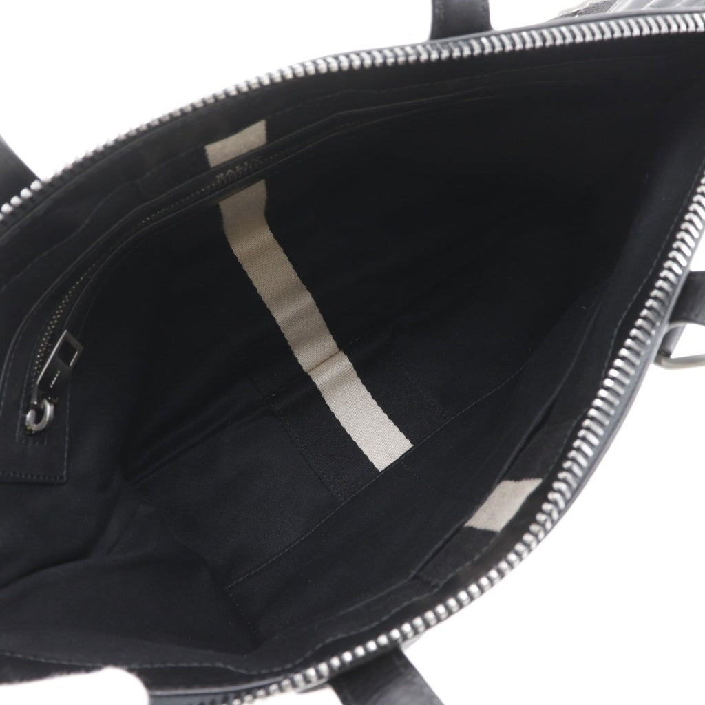 Bally Black Leather Briefcase (Pre-Owned)