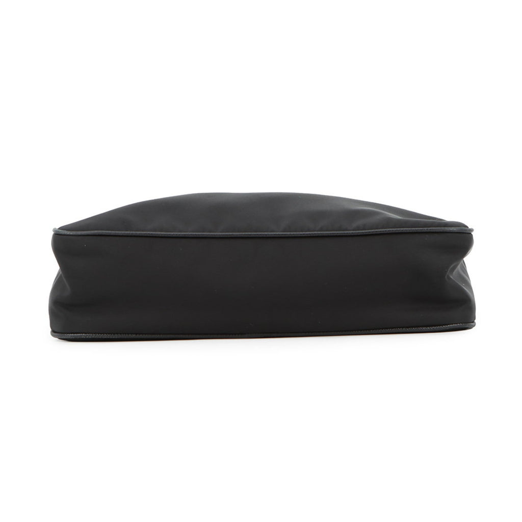 Prada Black Nylon Leather Shoulder Bag (Pre-Owned)