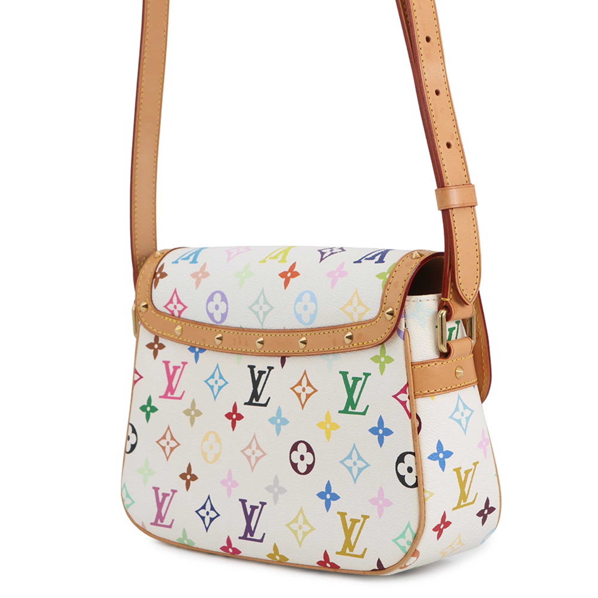 Louis Vuitton Monogram Multicolore Blanc Monogram Multicolore Shoulder Bag (Pre-Owned)