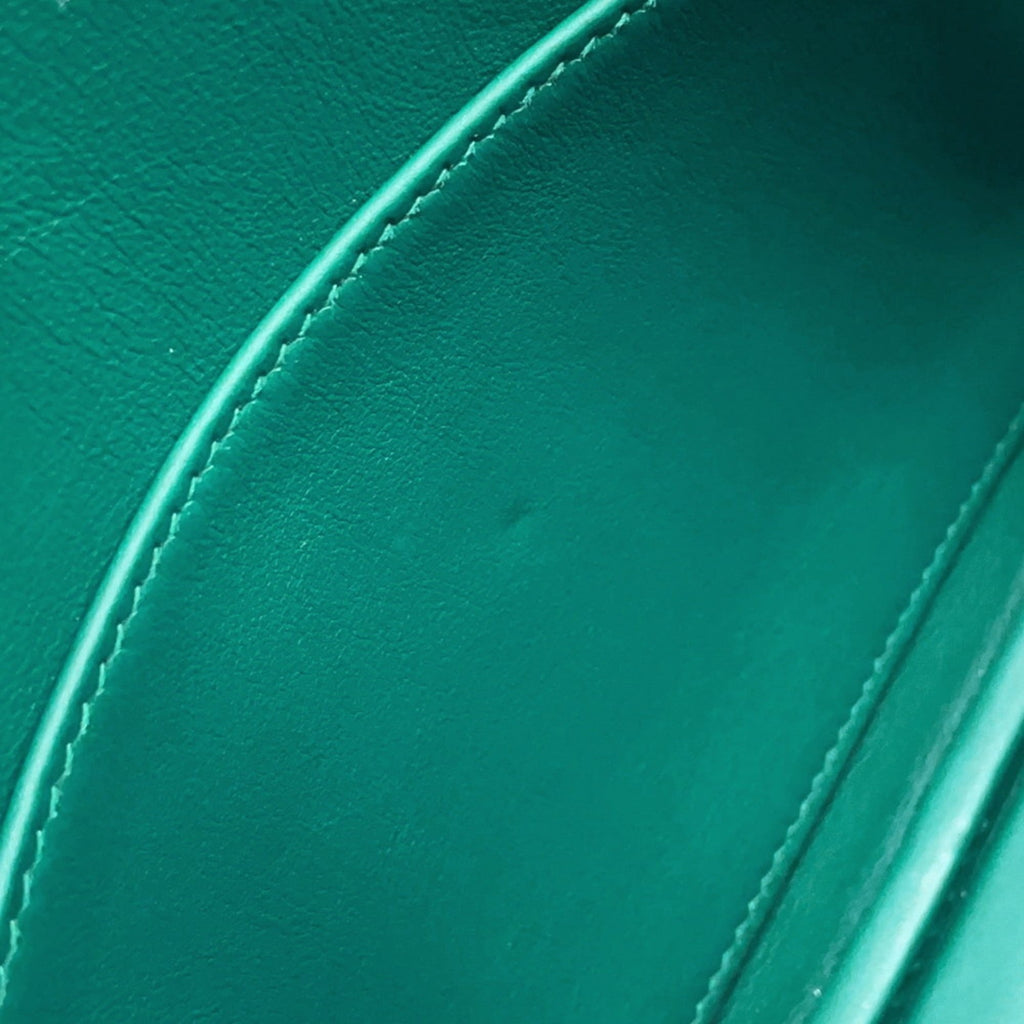 Hermes Bolide Vert Leather Handbag (Pre-Owned)