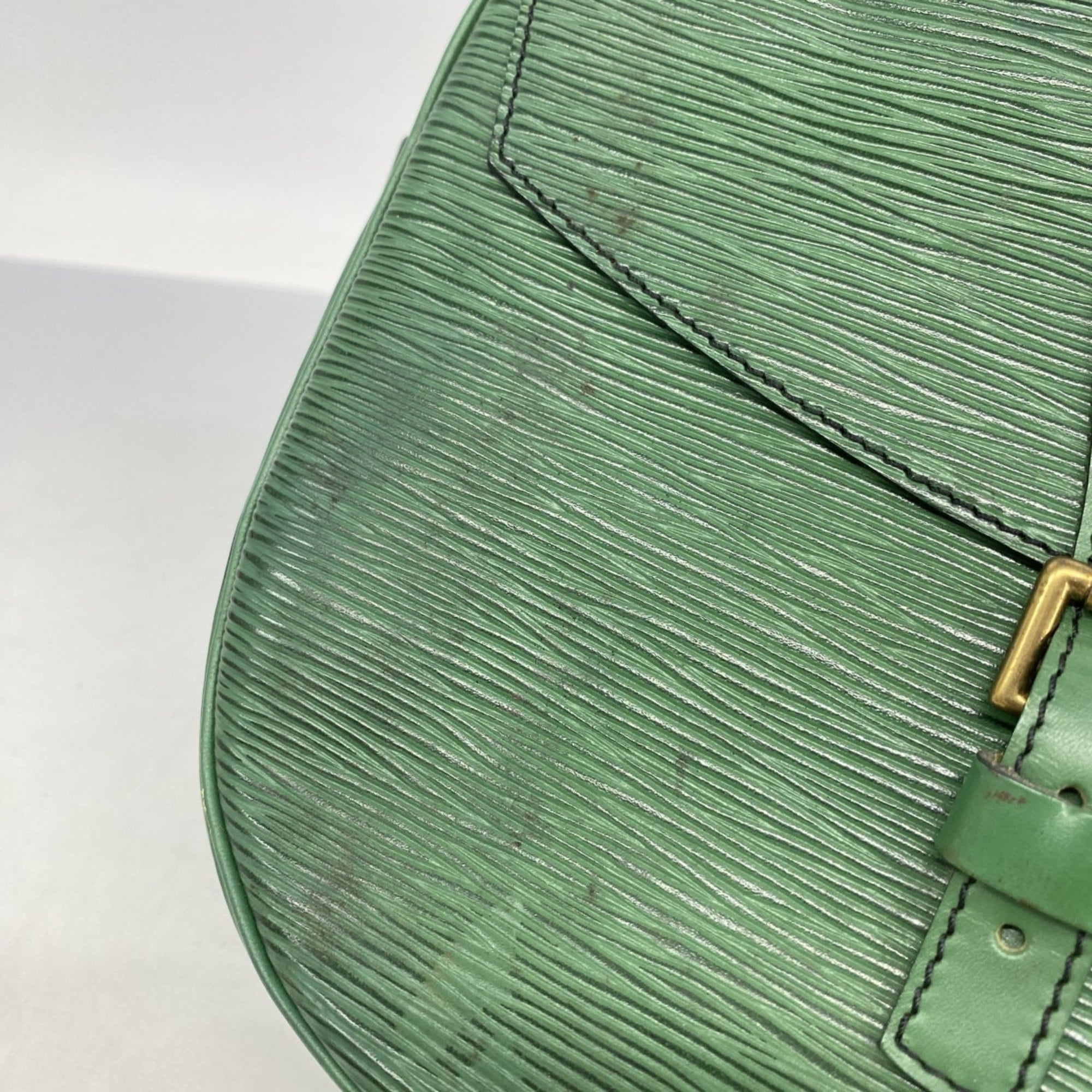 Louis Vuitton Borneo Green Shoulder Bag (Pre-Owned)