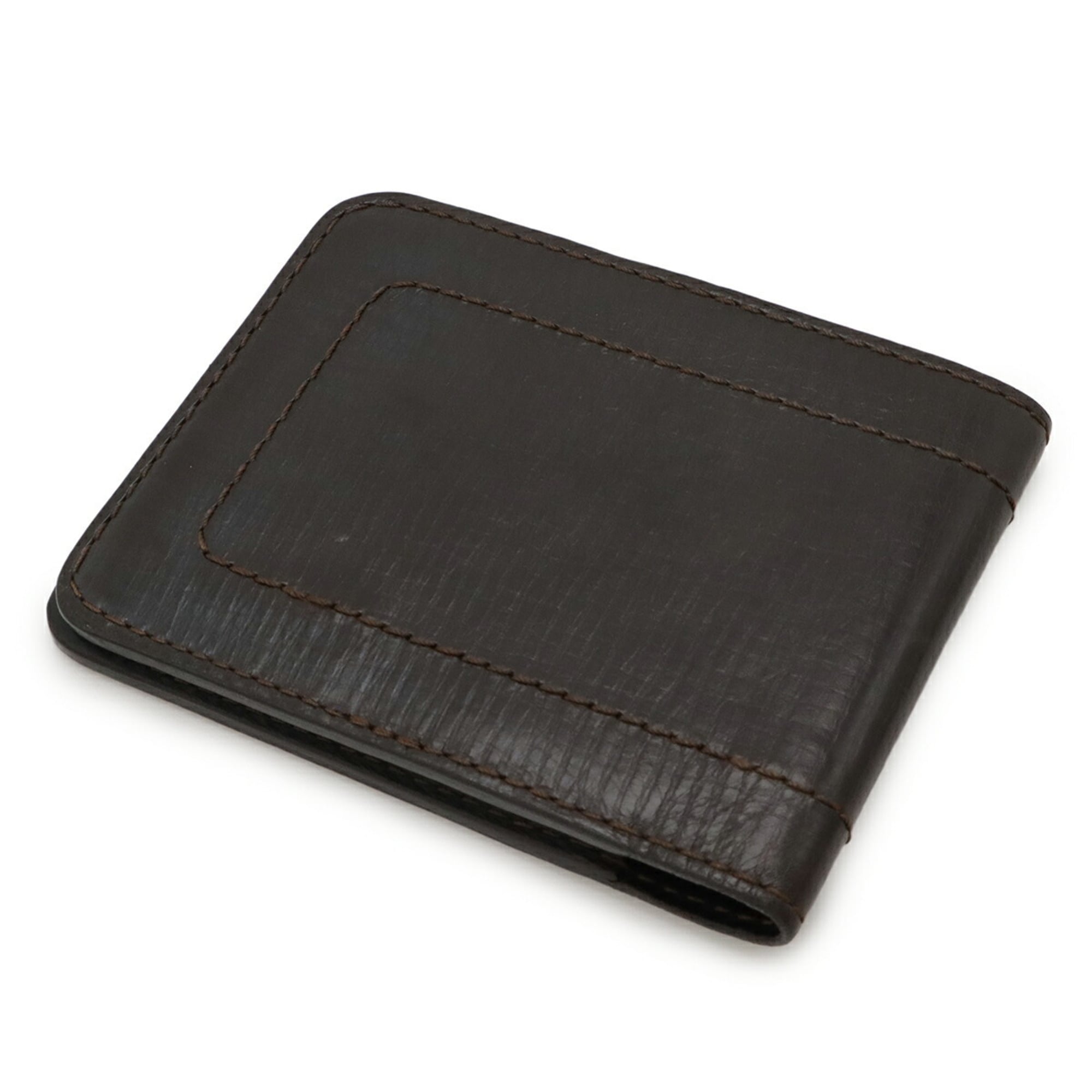 Louis Vuitton Brown Coffee Utah Leather Wallet (Bi-Fold) (Pre-Owned)