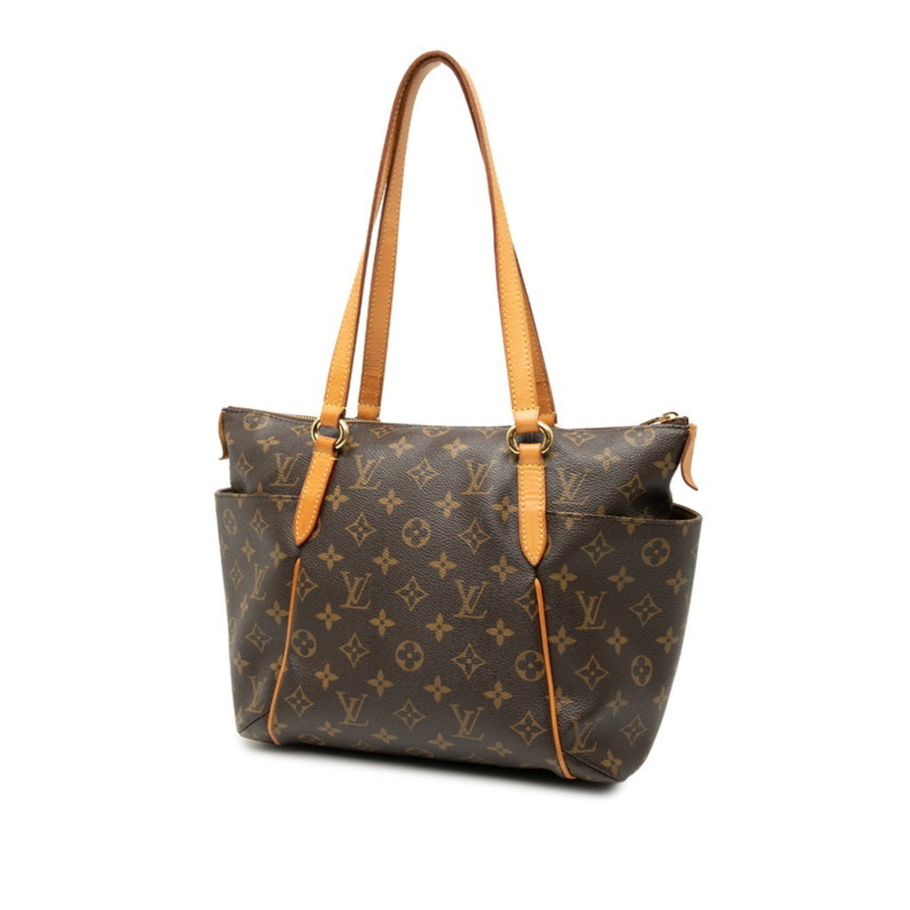 Louis Vuitton Brown Pvc Leather Shoulder Bag Tote Bag (Pre-Owned)